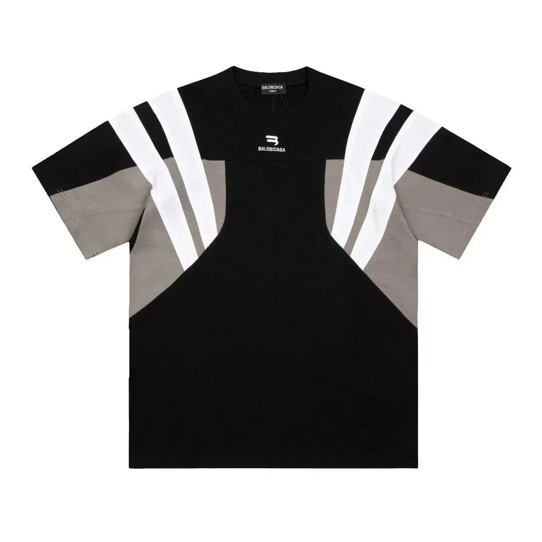 Black gray white stripe 002