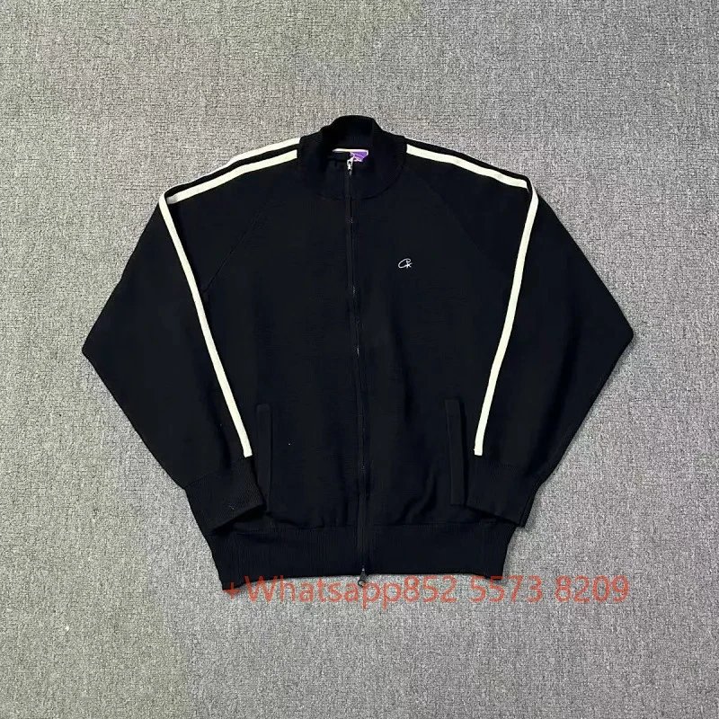 Black and white striped sweater